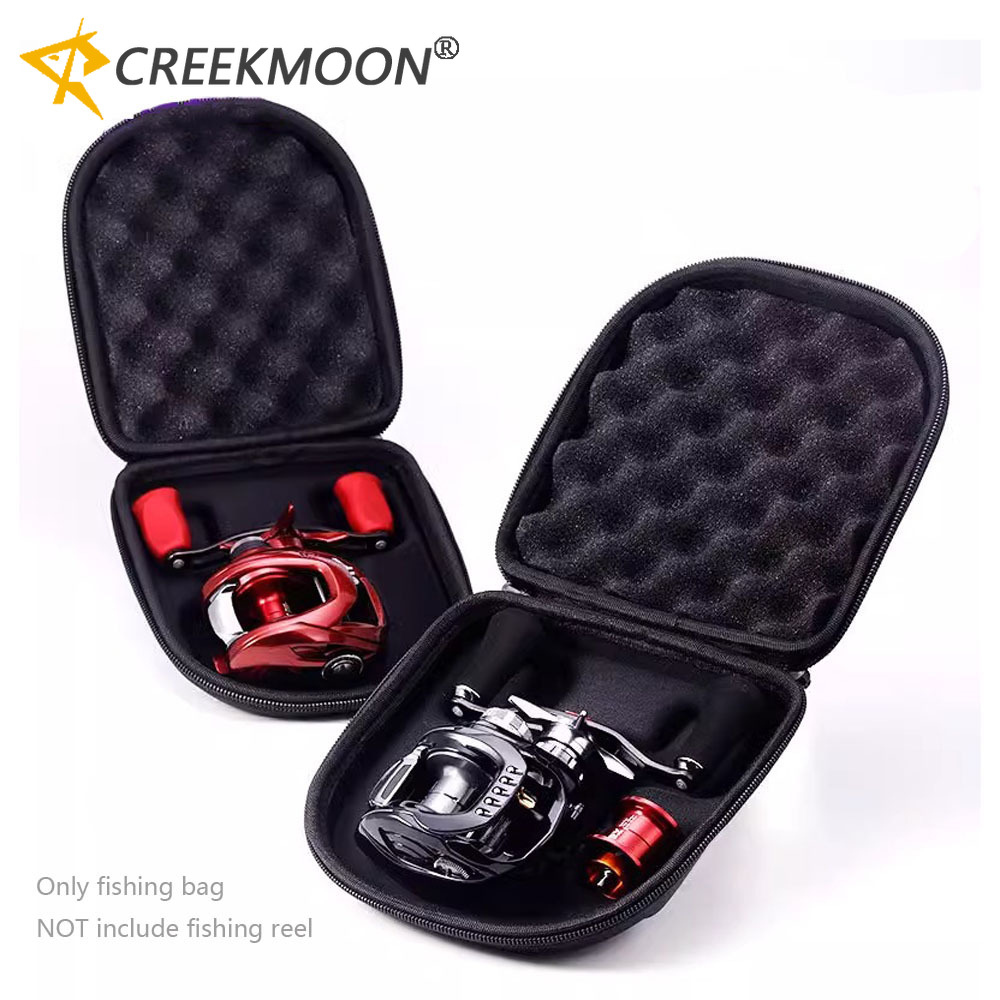 Fish Finder Case - ポータブル釣りリールバッグ保護ケース 16 センチメートル防水ハード EVA 屋外カバーボックスベイトキャスティングホイールポーチツールタックル用