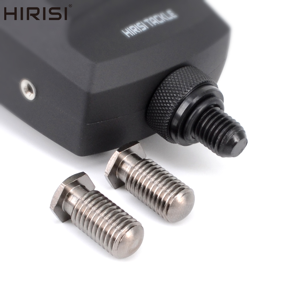 Bite Indicator - Hirisi-b1228フィッシングバイトアラームに適した真ちゅう製ボルトねじ、鯉釣りアクセサリー、2個