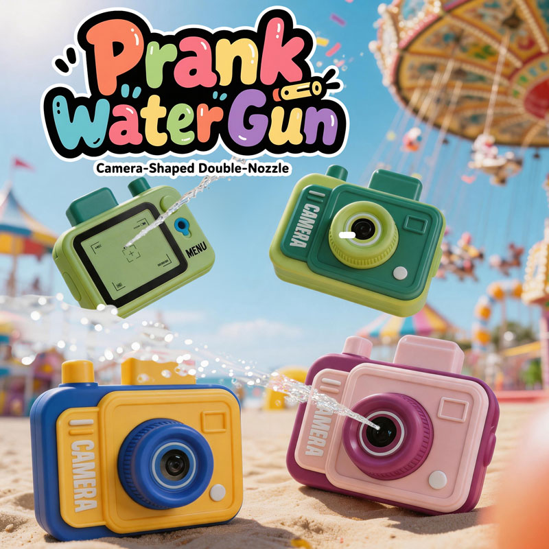 Underwater Camera - 両面水鉄砲カメラ水遊び銃面白い子供用屋外夏プールビーチ水遊びおもちゃ親子インタラクティブゲーム