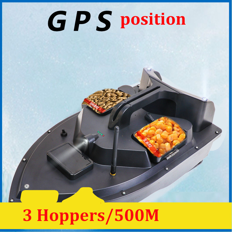 GPS RC 餌ボート魚群探知機ボート 3 ホッパー夜の光漁 - Fish Finder Gps のレビューと価格