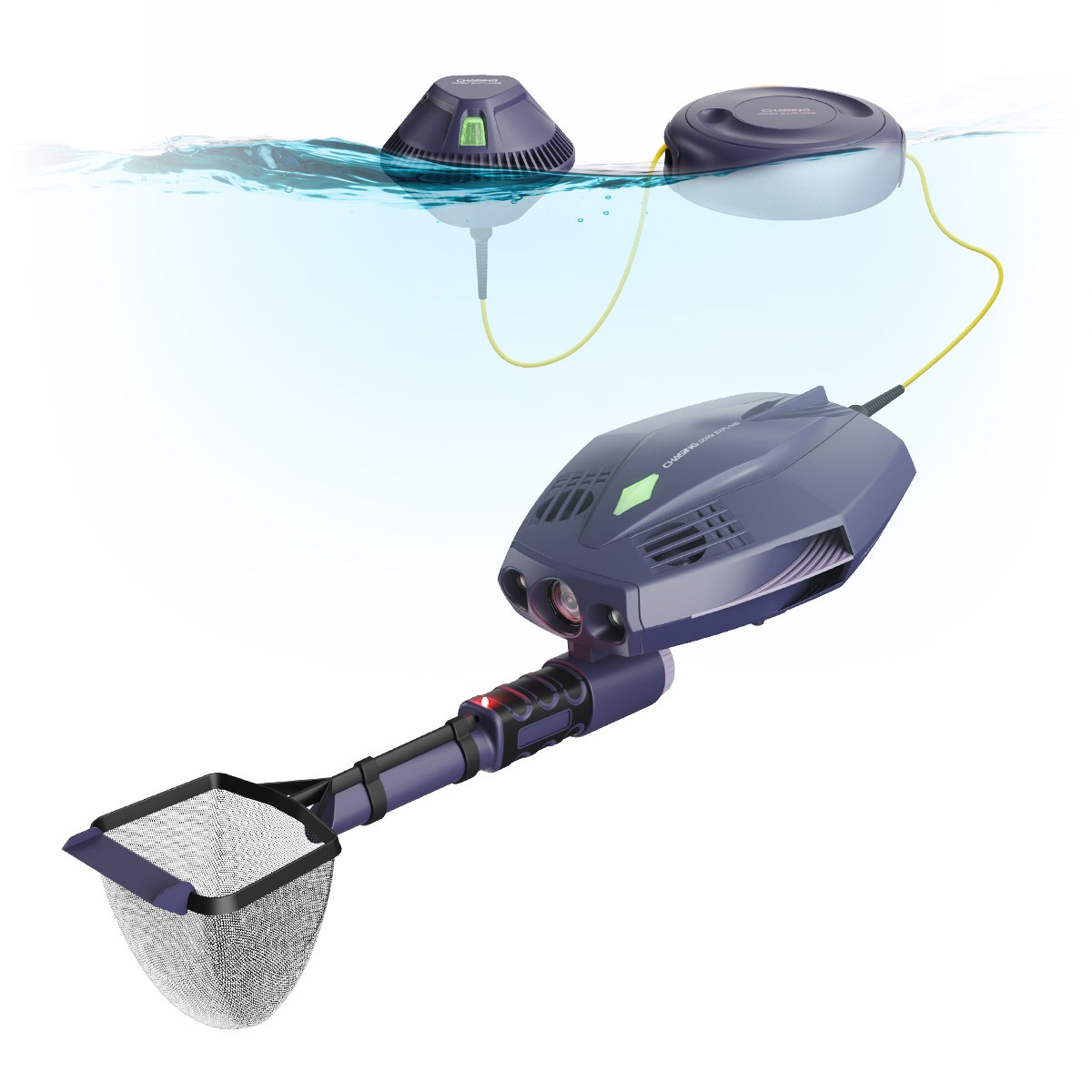 水中ドローン遠隔操作高画質1080p撮影カメラ無人潜水艦ロボ - Underwater Camera のレビューと価格