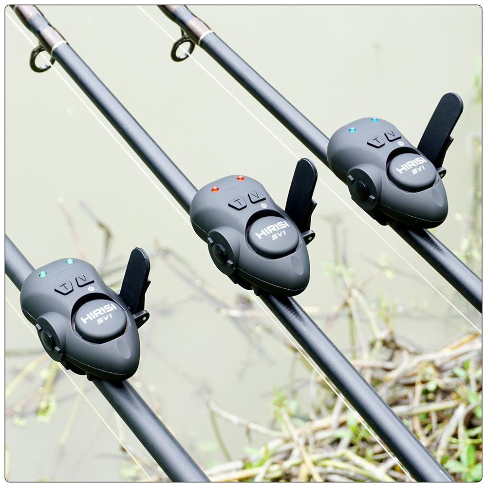 Hirisi 釣り餌アラームセットポータブルケース発光釣りバ - Bite Indicator のレビューと価格