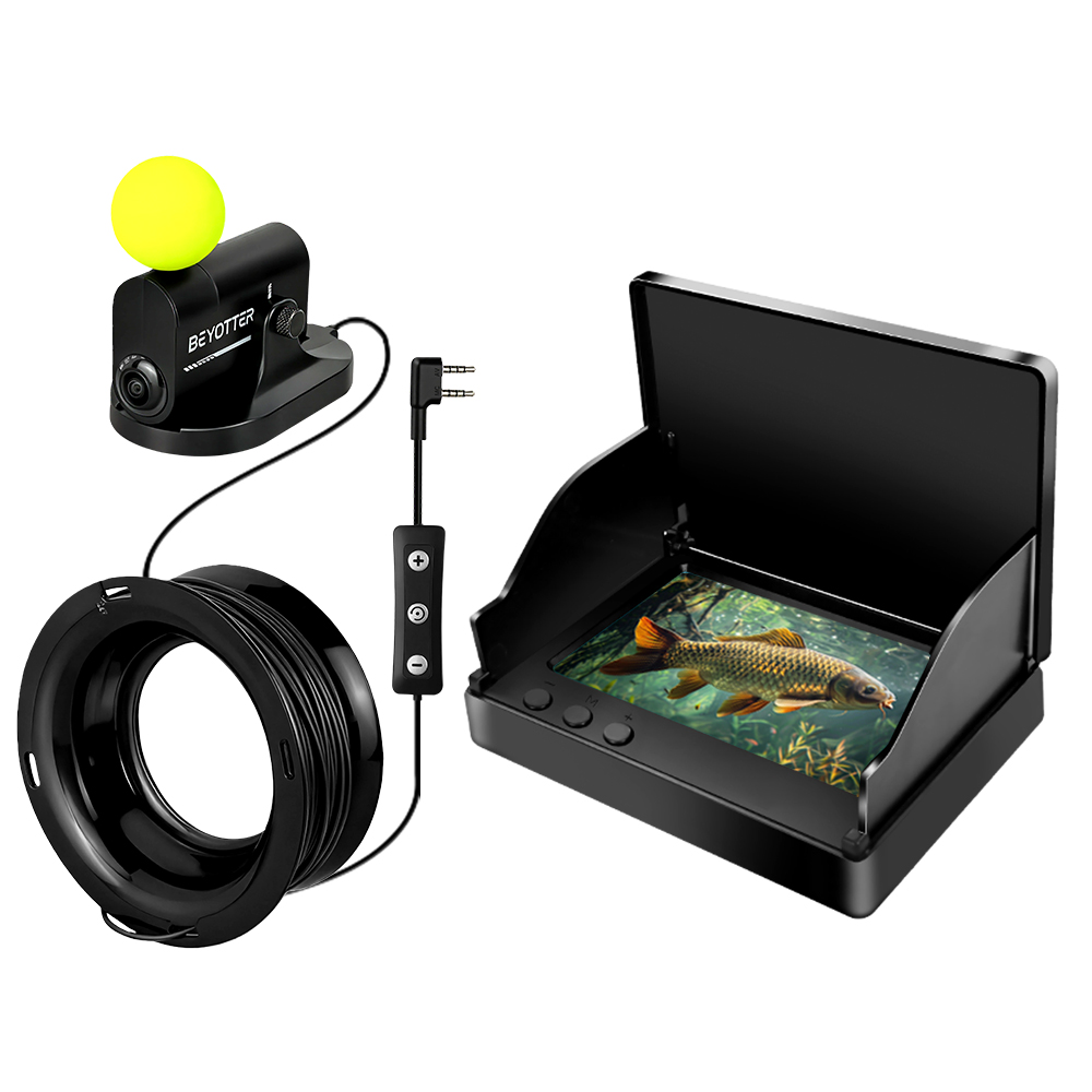 新しいポータブル水中魚群探知機、0.6-30mの検出範囲、リ - Fish Finder Battery のレビューと価格